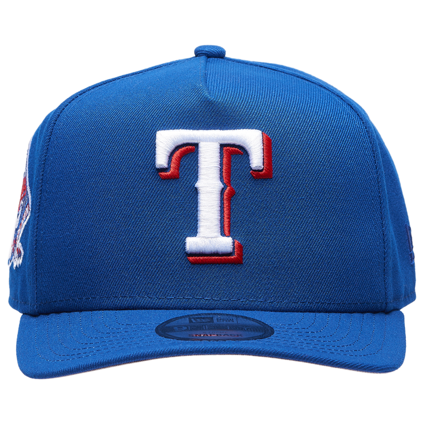 New Era Rangers 950AF LTR Curve Cap - Men's - Blue/Blue