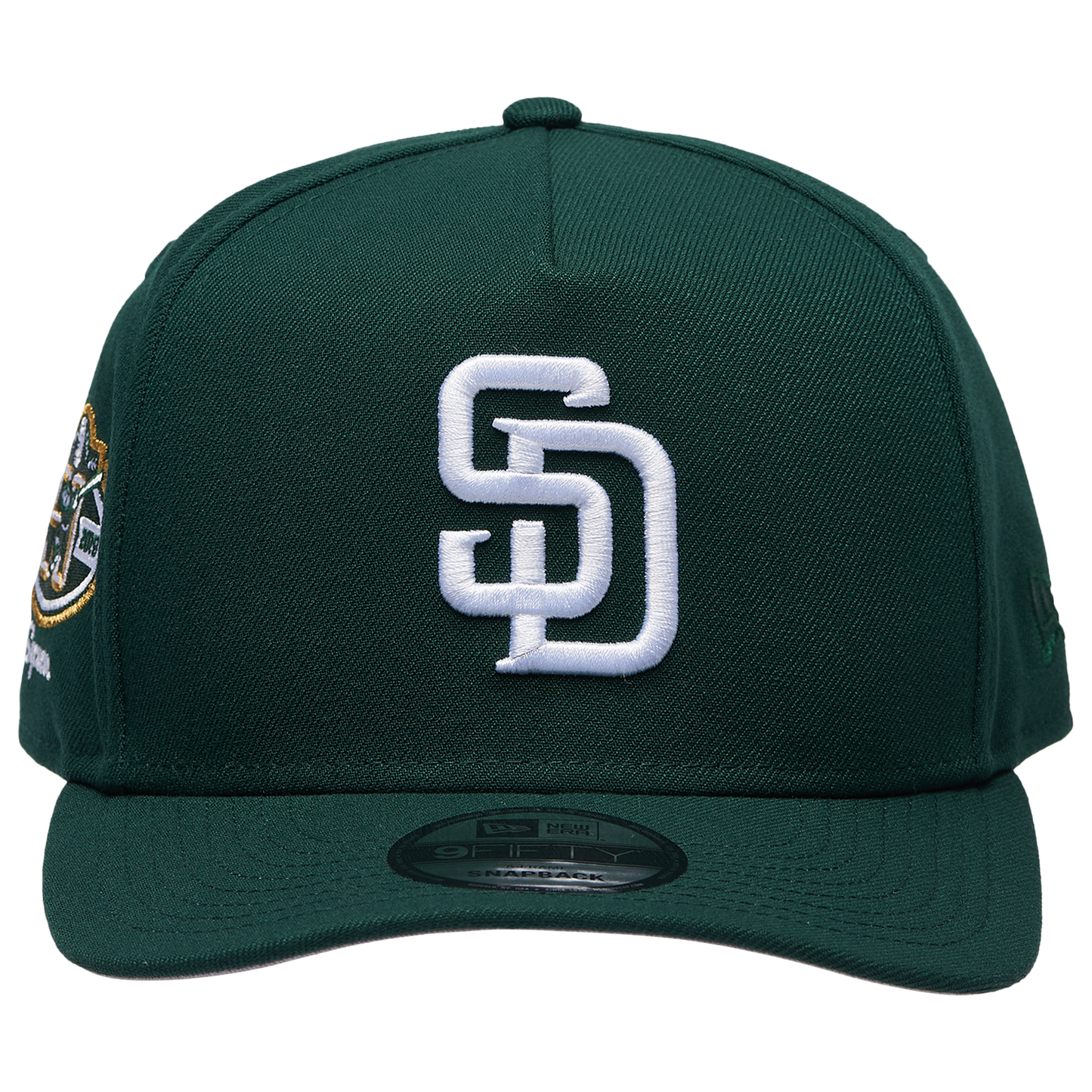 New Era Padres 950AF 50th Anniversary Curve Cap - Men's - Green/Green