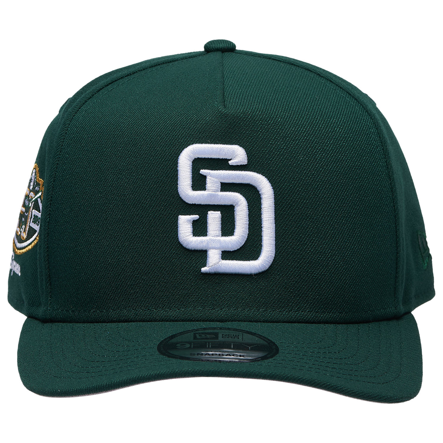 New Era Padres 950AF 50th Anniversary Curve Cap - Men's - Green/Green