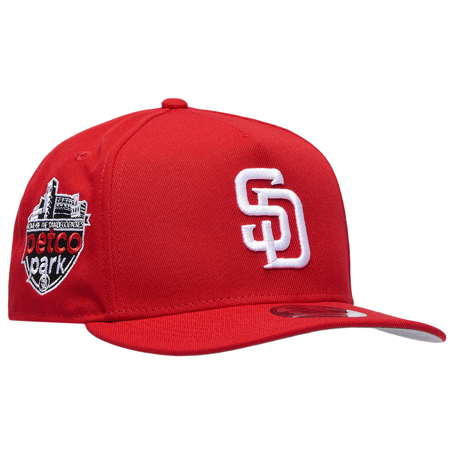 New Era Padres 950AF SCR Curve Cap - Men's - Red/Red