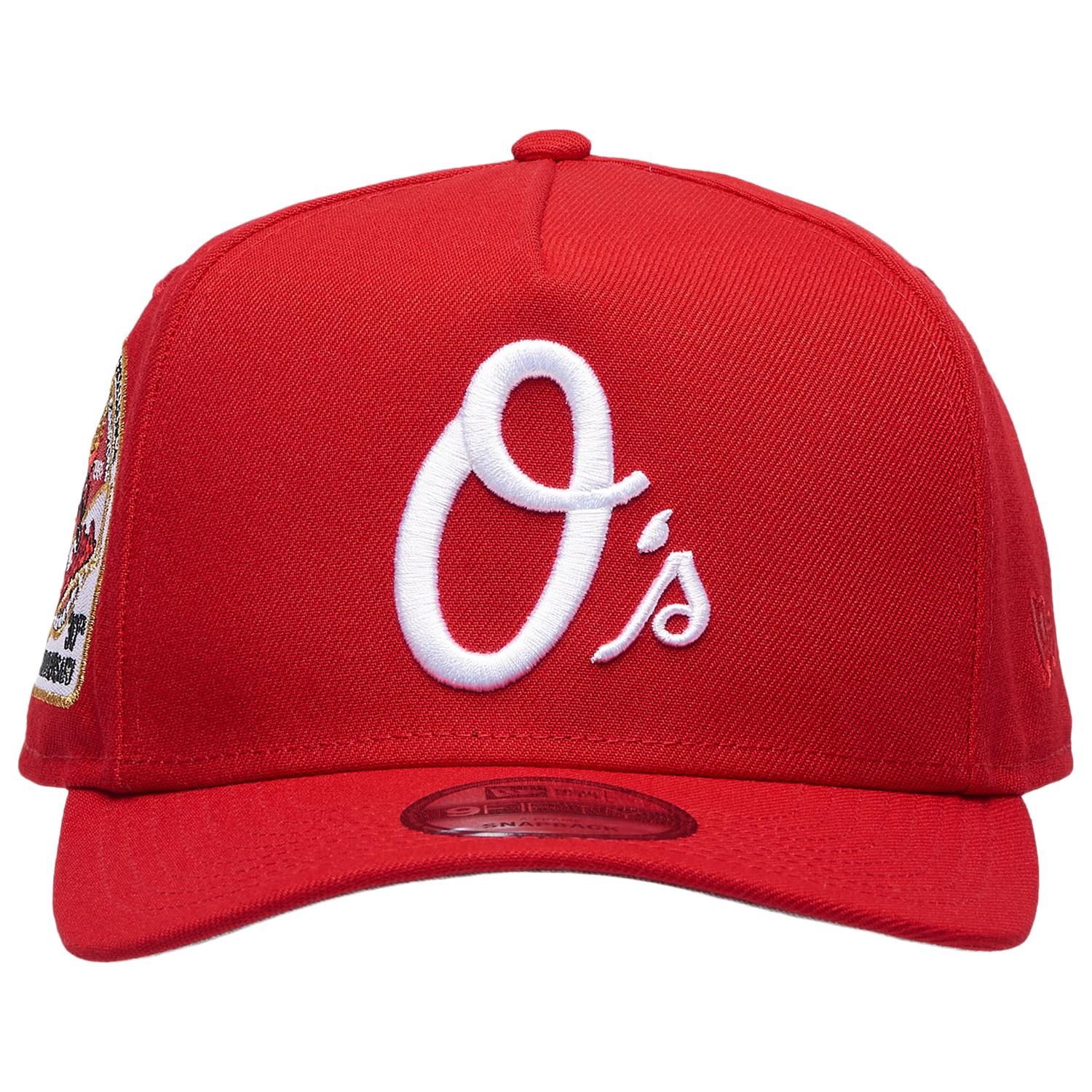 New Era Orioles 950AF 30th Anniversary Curve Cap - Men's - Red/Red