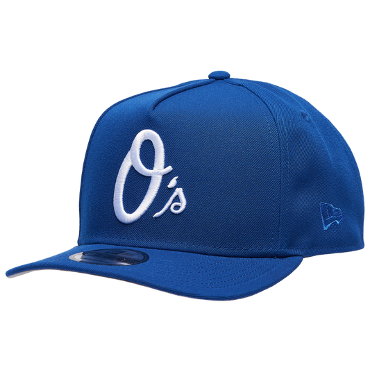 New Era Orioles 950AF LTR Curve Cap - Men's - Blue/Blue