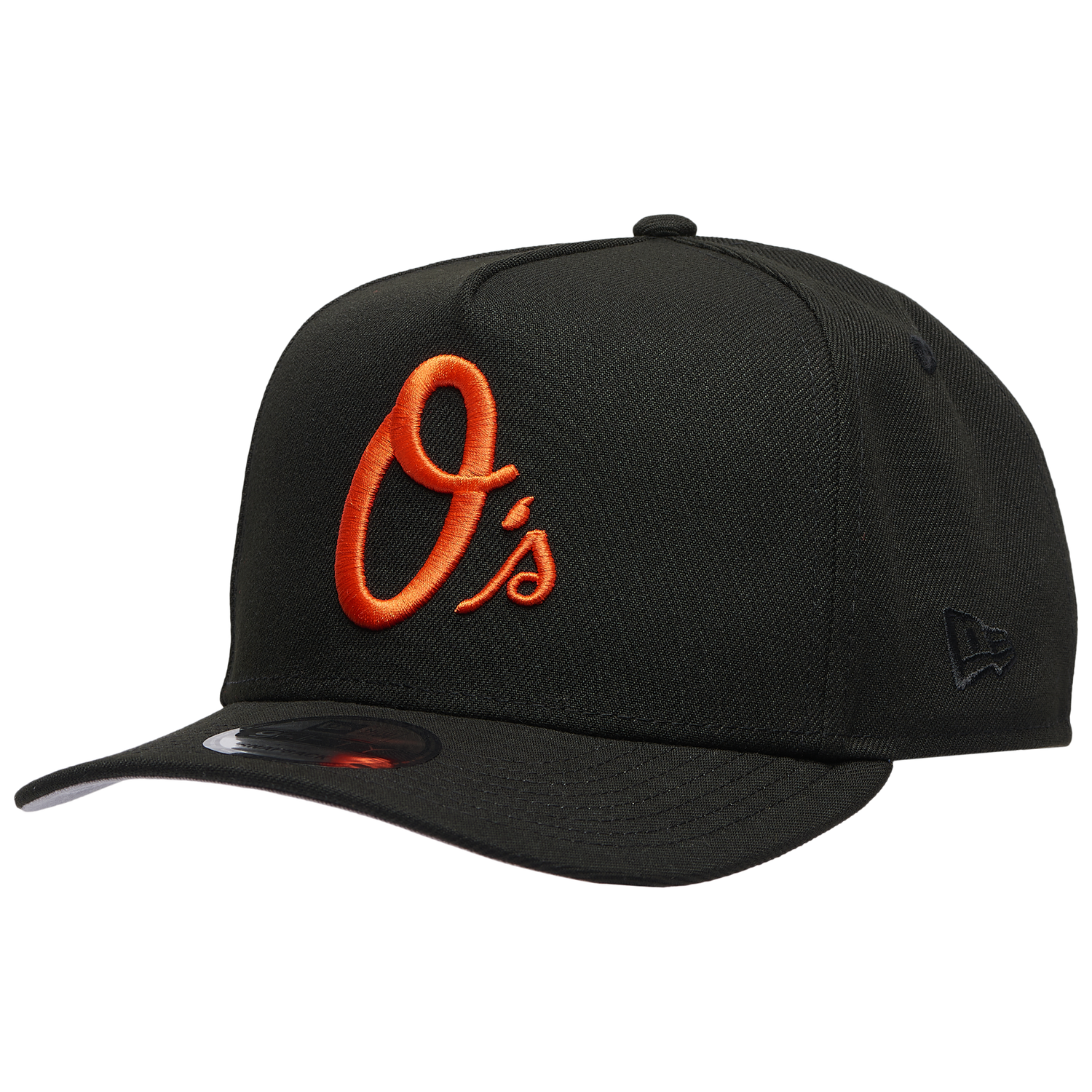New Era Orioles 950AF 50th Anniversary Curve Cap - Men's - Black/Black