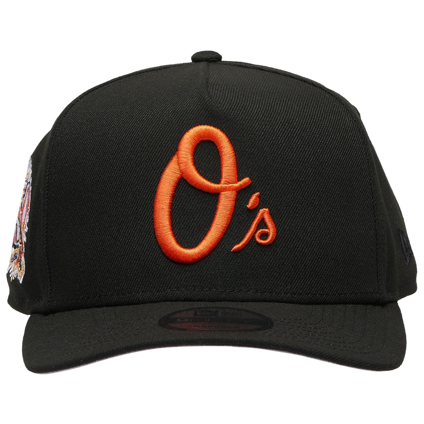 New Era Orioles 950AF 50th Anniversary Curve Cap - Men's - Black/Black