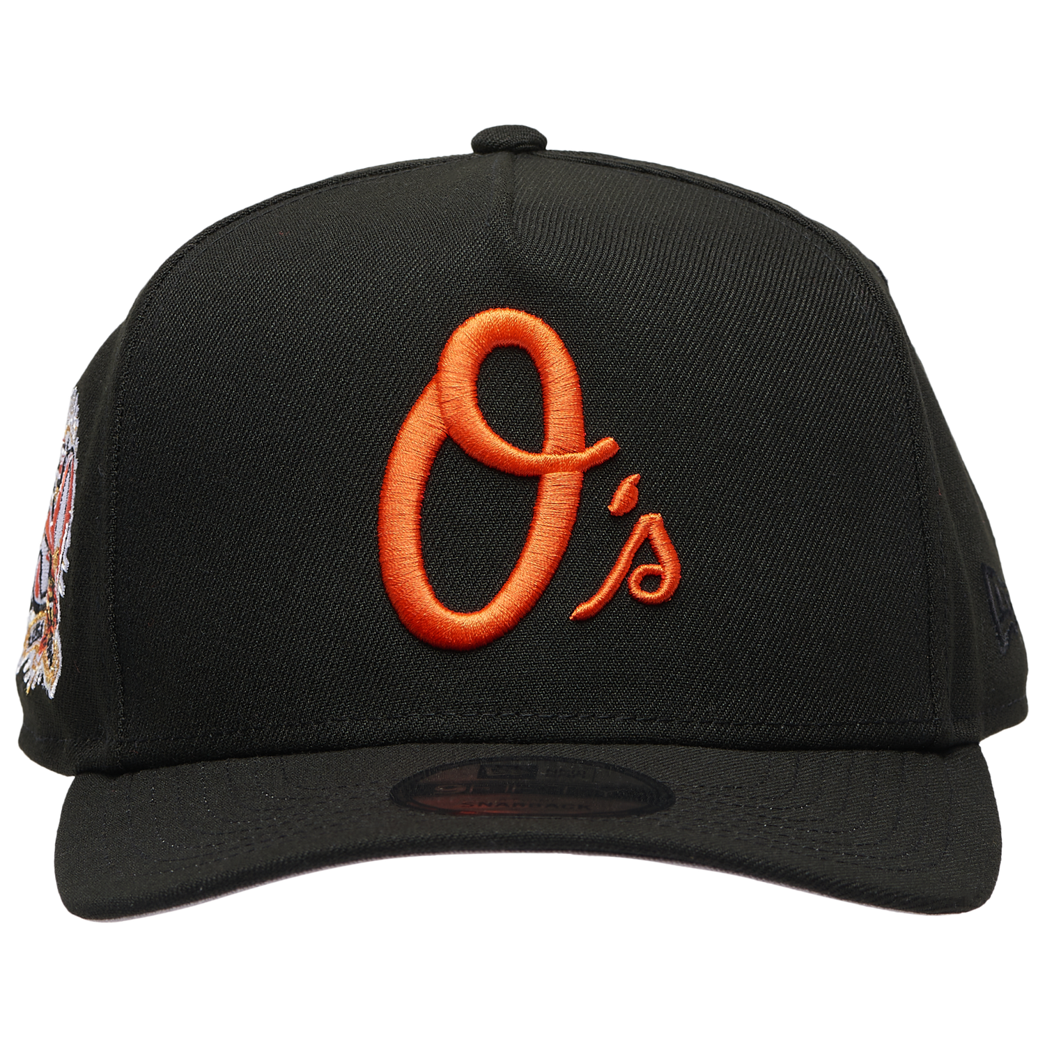 New Era Orioles 950AF 50th Anniversary Curve Cap - Men's - Black/Black