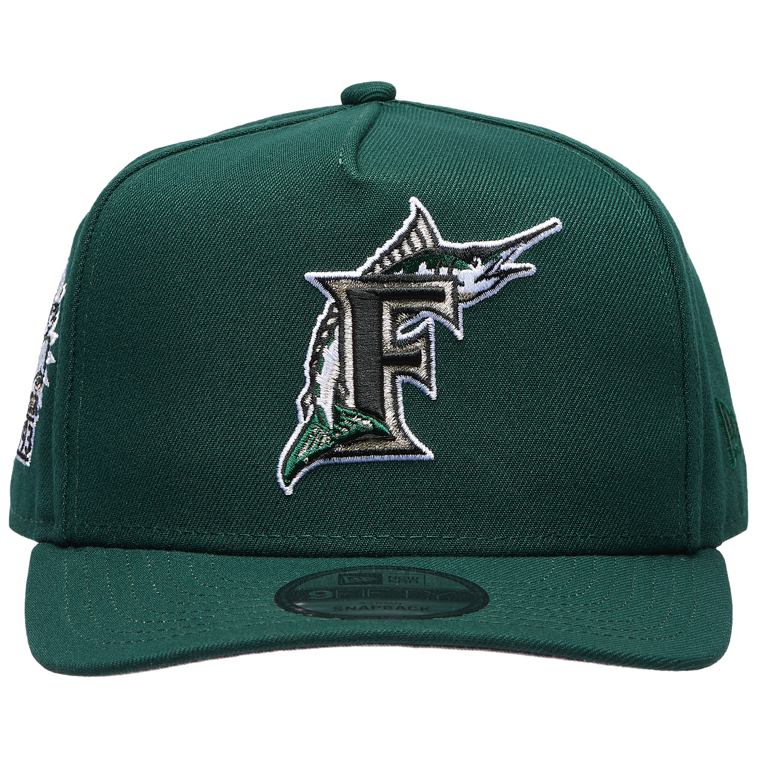 New Era Marlins 950AF ING Curve Cap - Men's - Green/Green