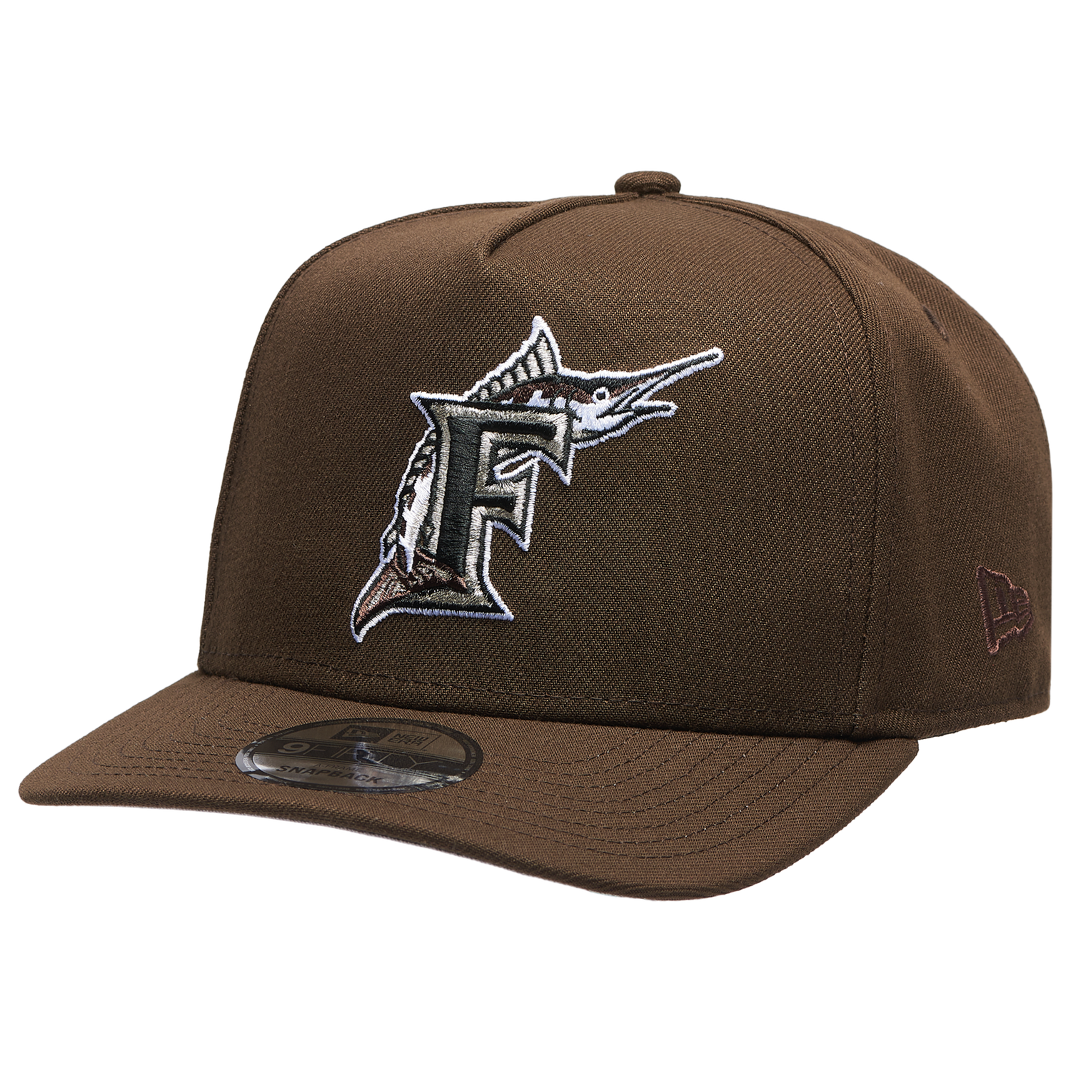 New Era Marlins 950AF '03 World Series Curve Cap - Men's - Brown/Brown