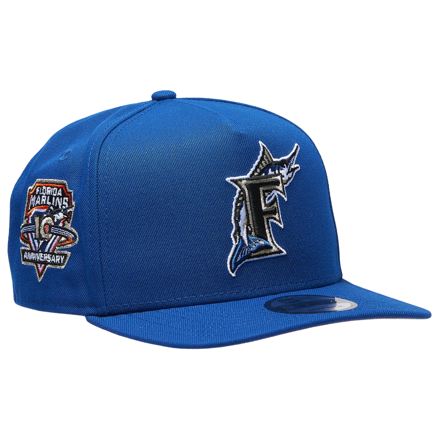 New Era Marlins 950AF 10th Anniversary Curve Cap - Men's - Blue/Blue