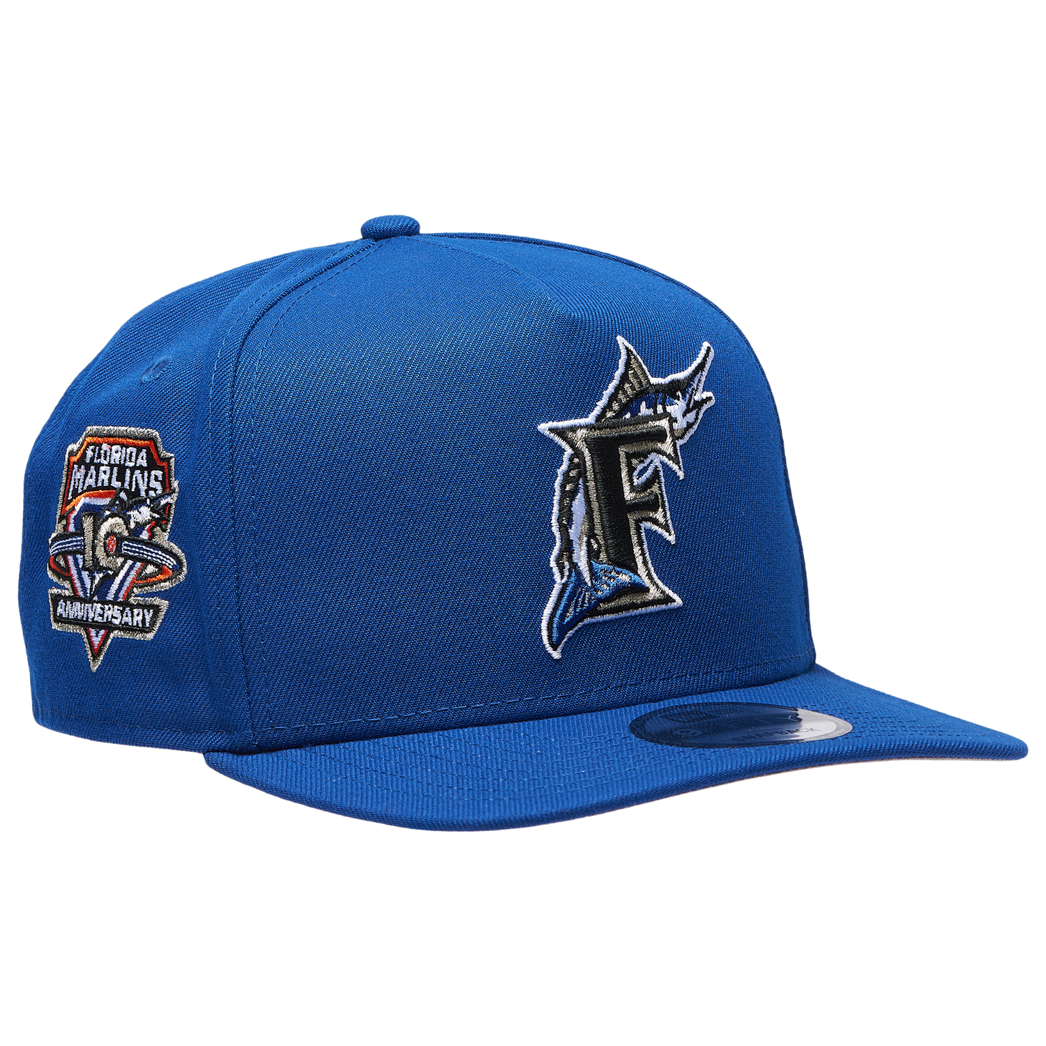 New Era Marlins 950AF 10th Anniversary Curve Cap - Men's - Blue/Blue