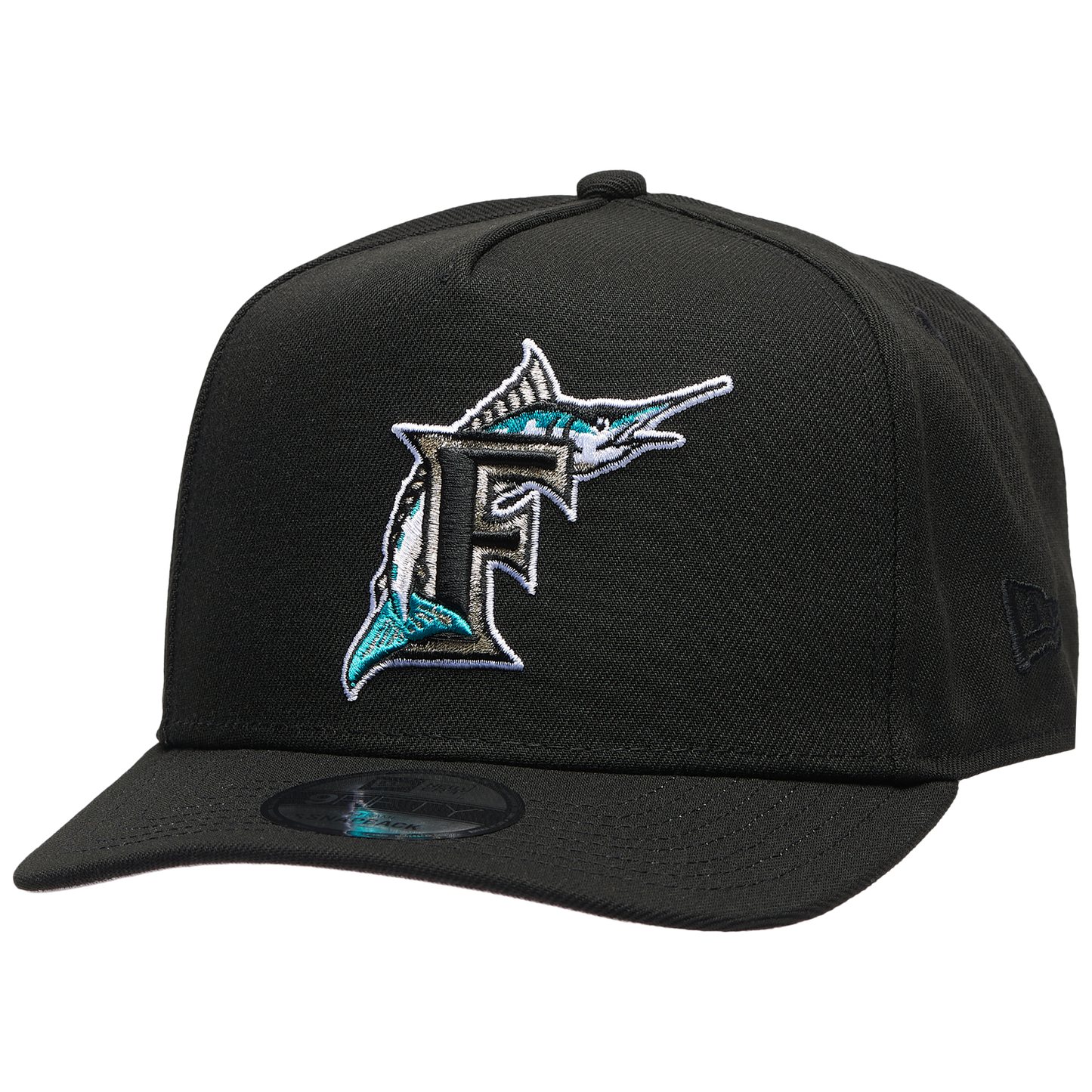 New Era Marlins 950AF '03 World Series Champs Curve Cap - Men's - Black/Black