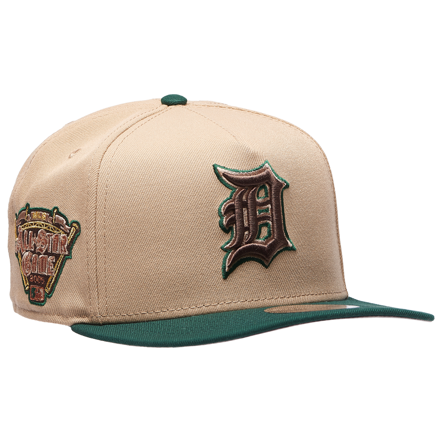 New Era Tigers 9FIFTY A-Frame Curve 05 All-Star Game Cap - Men's - Camel/Dark Green