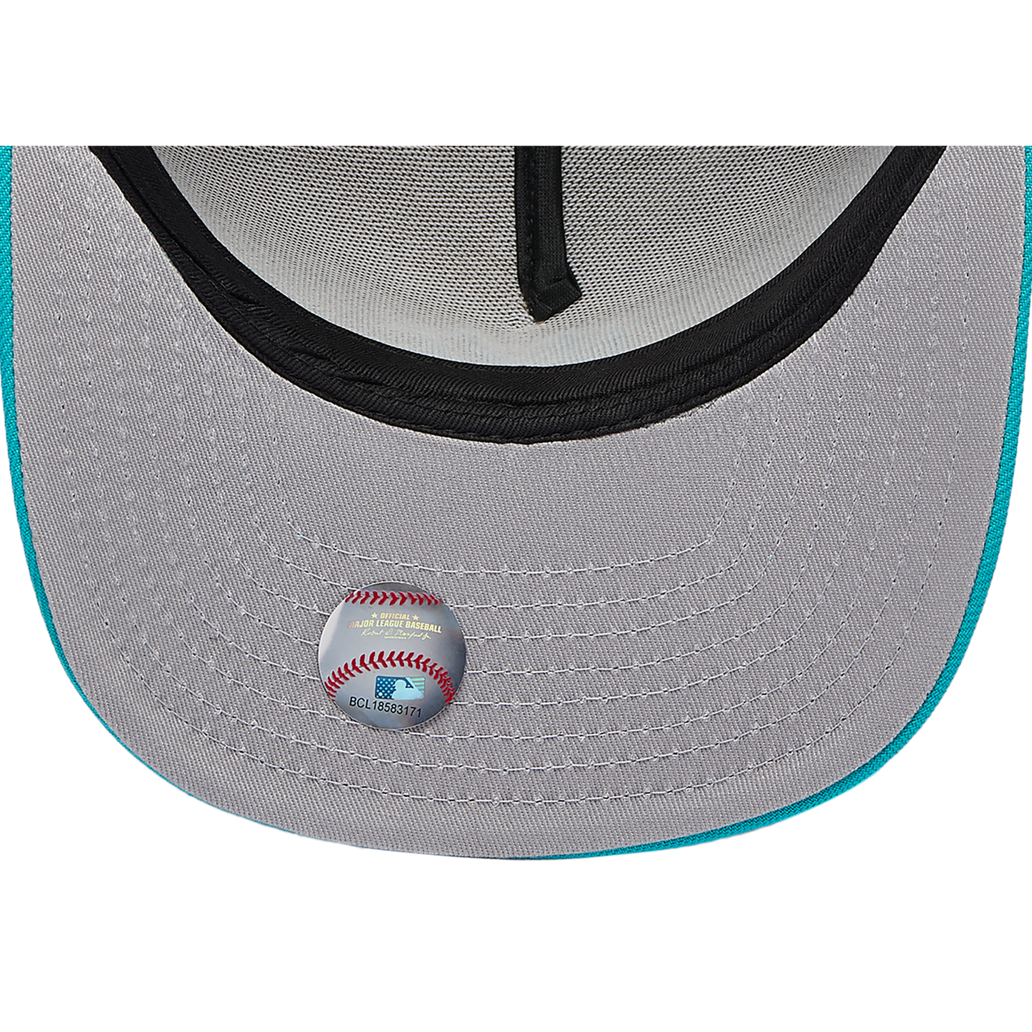 New Era Yankees 9FIFTY A-Frame Curve 56 World Series Cap - Men's - Teal/Camel
