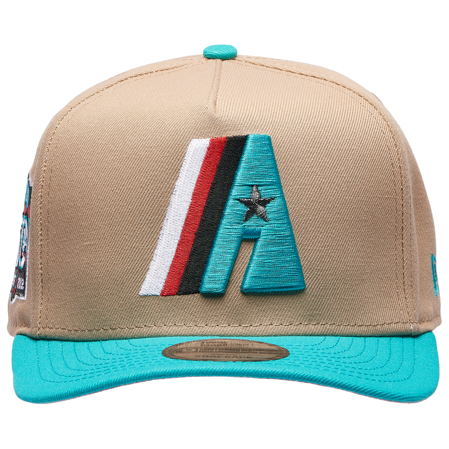 New Era Astros 9FIFTY A-Frame Curve Cap - Men's - Teal/Camel
