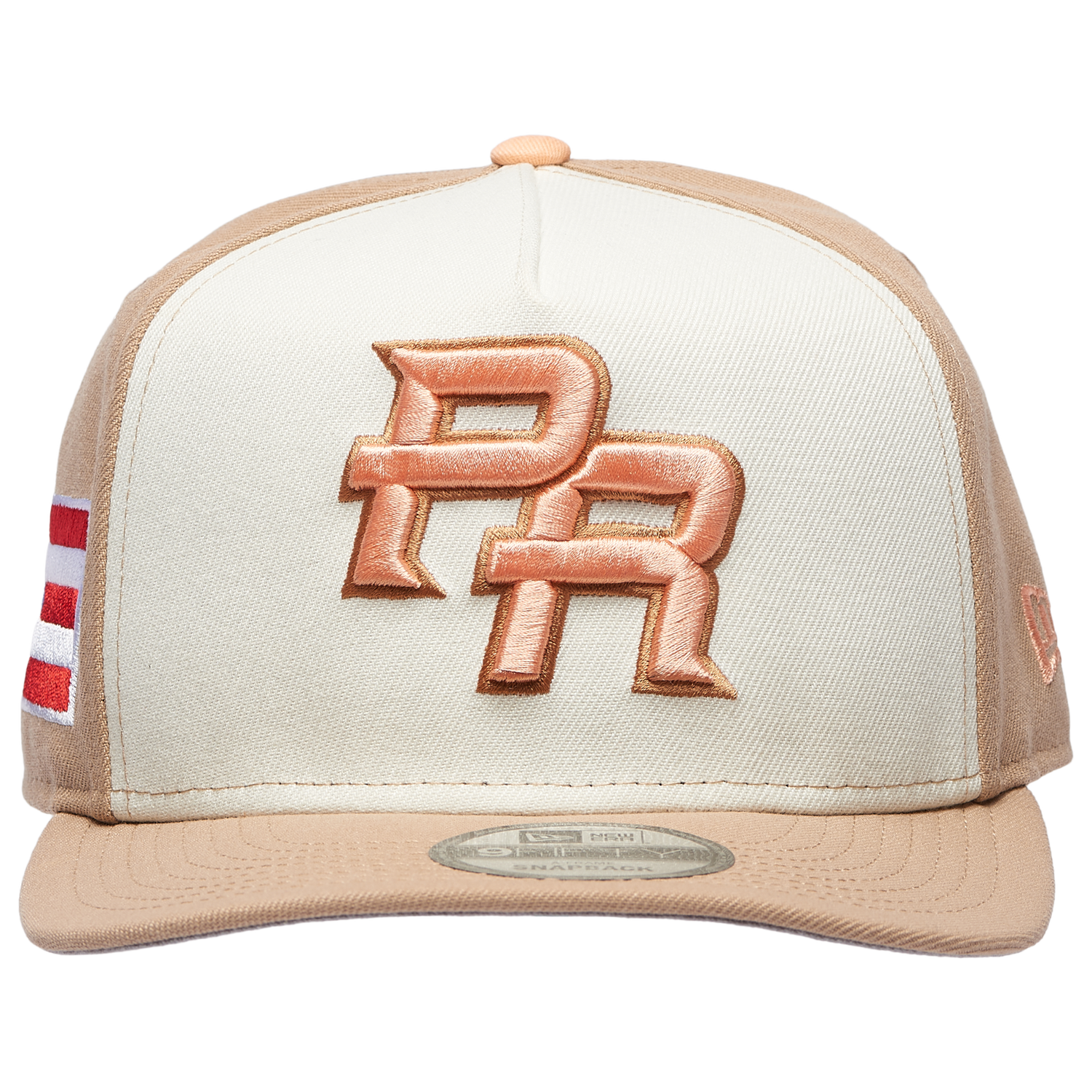 New Era Puerto Rico 950AF Curve WBC Cap - Men's - Tan/Orange