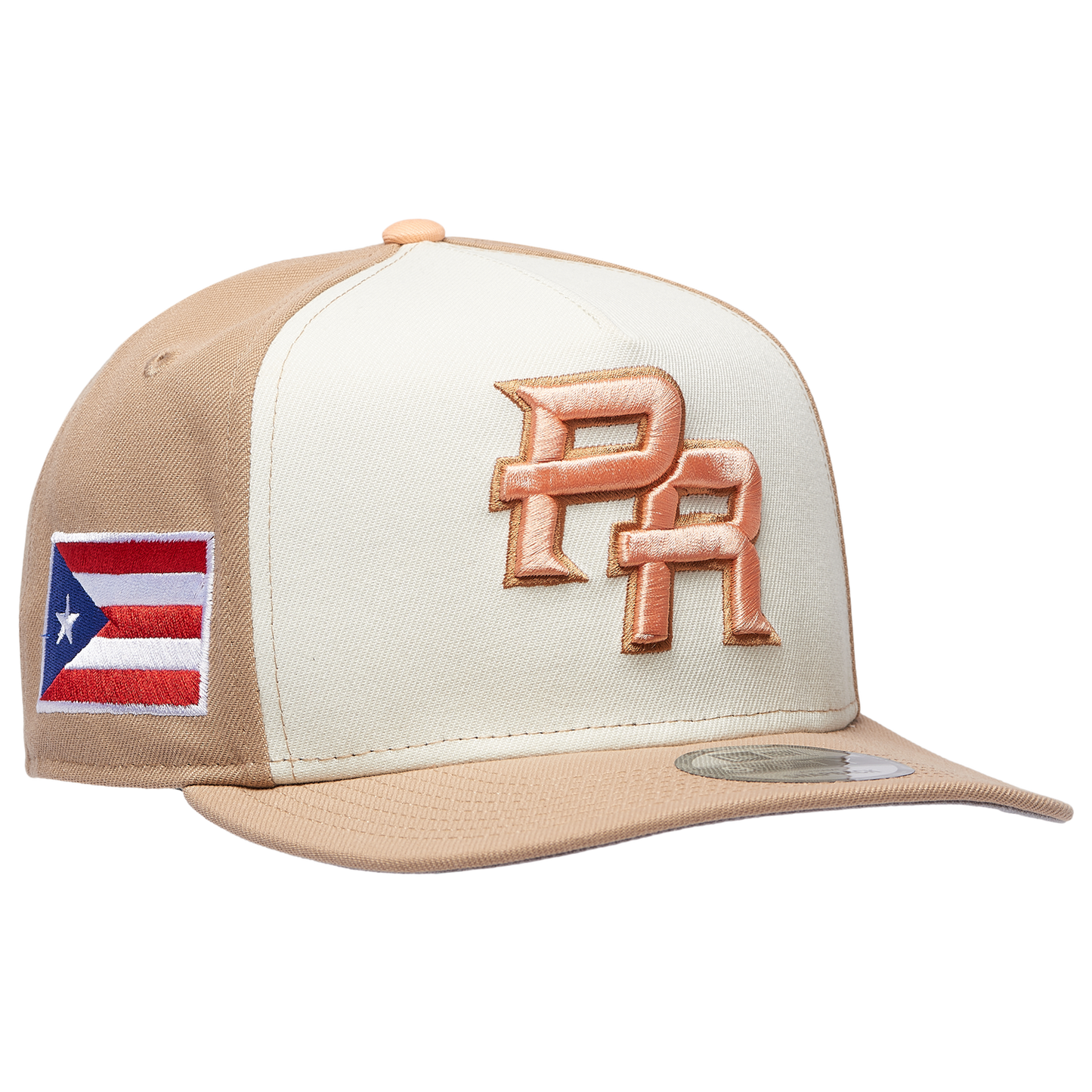 New Era Puerto Rico 950AF Curve WBC Cap - Men's - Tan/Orange