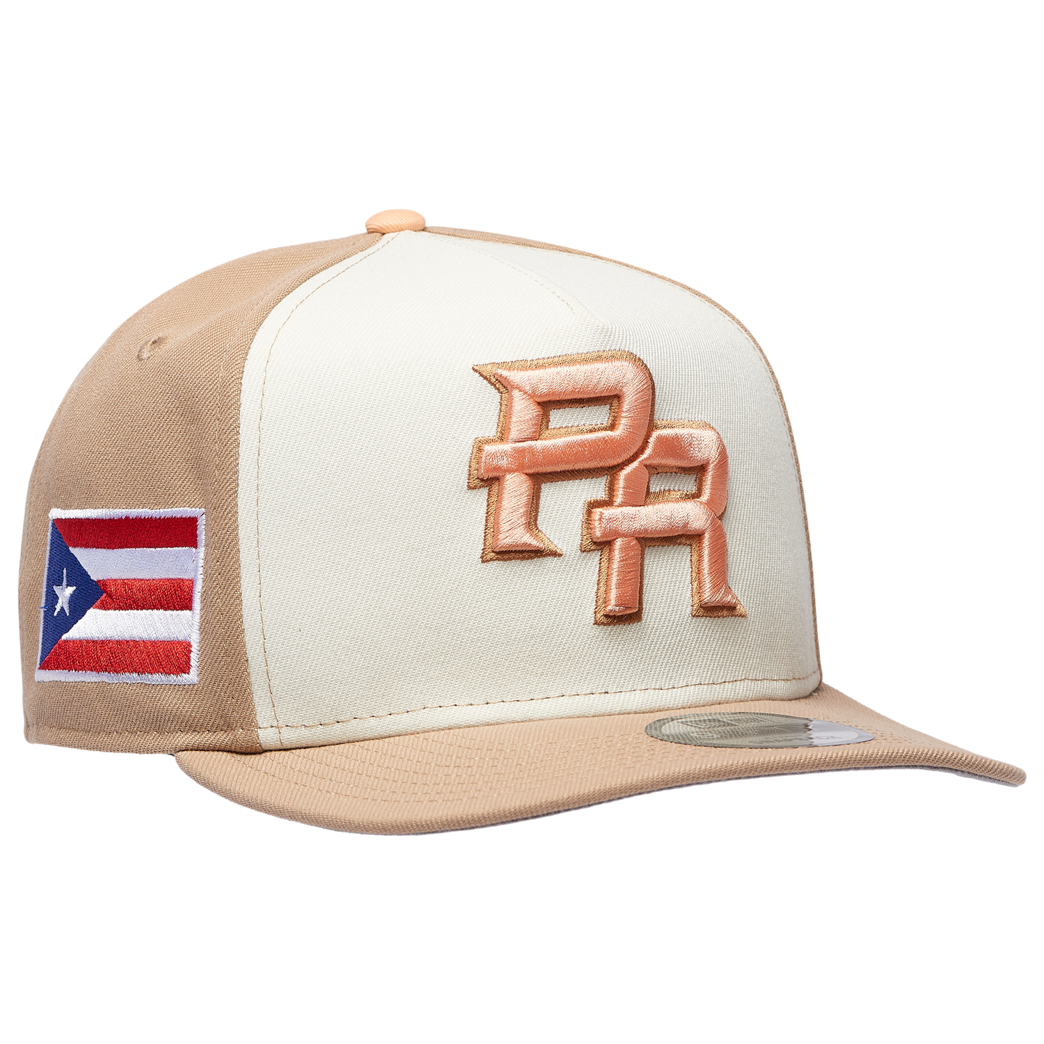 New Era Puerto Rico 950AF Curve WBC Cap - Men's - Tan/Orange