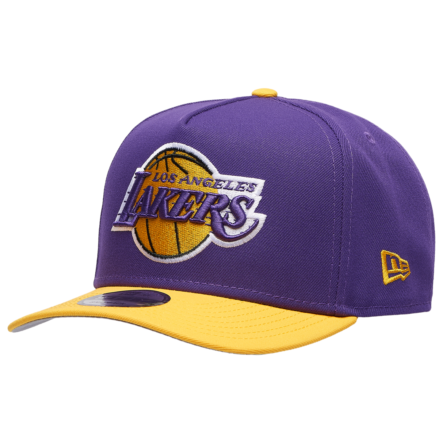New Era Lakers 9FIFTY A Frame Curve 01 Finals TP - Men's - Purple/Yellow