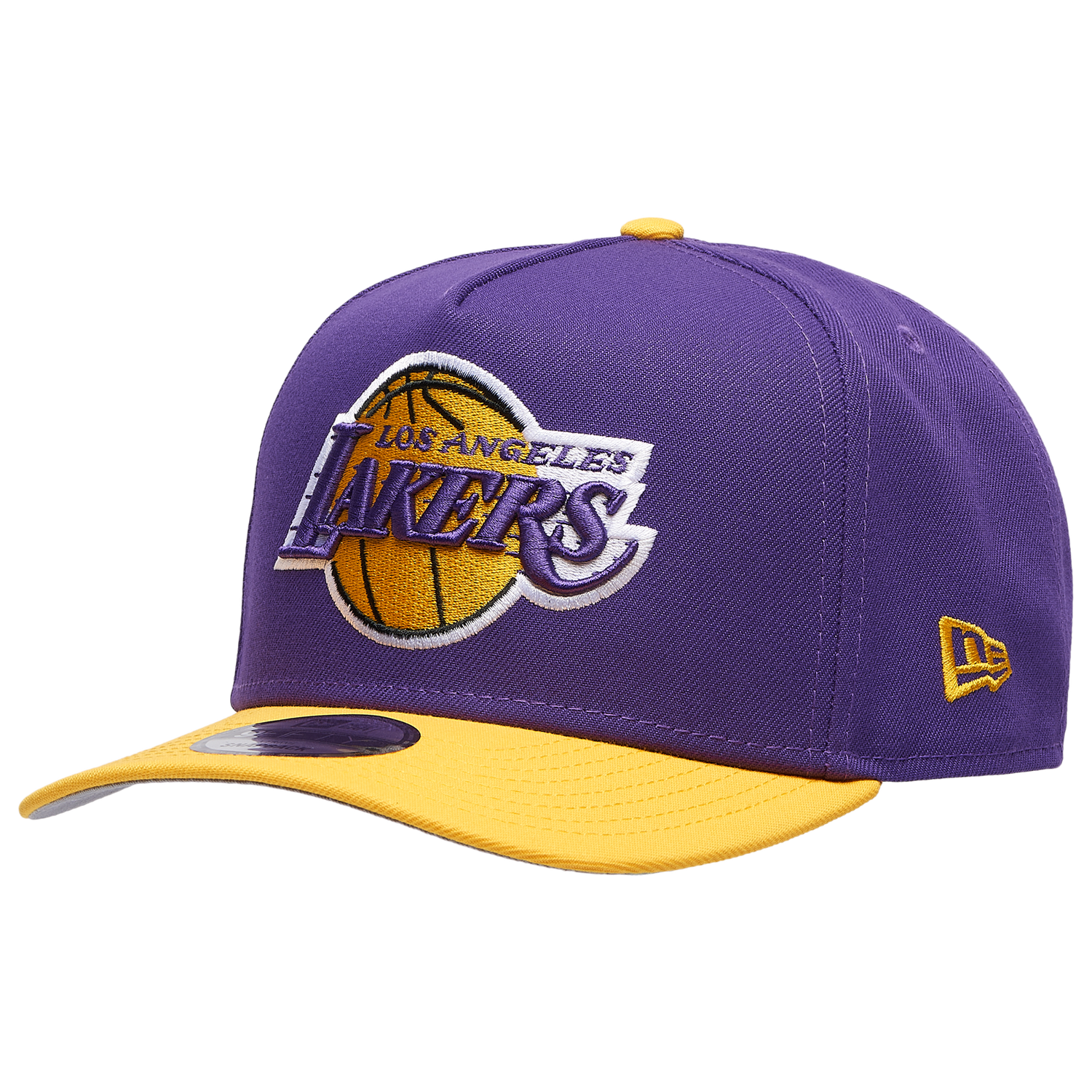 New Era Lakers 9FIFTY A Frame Curve 01 Finals TP - Men's - Purple/Yellow