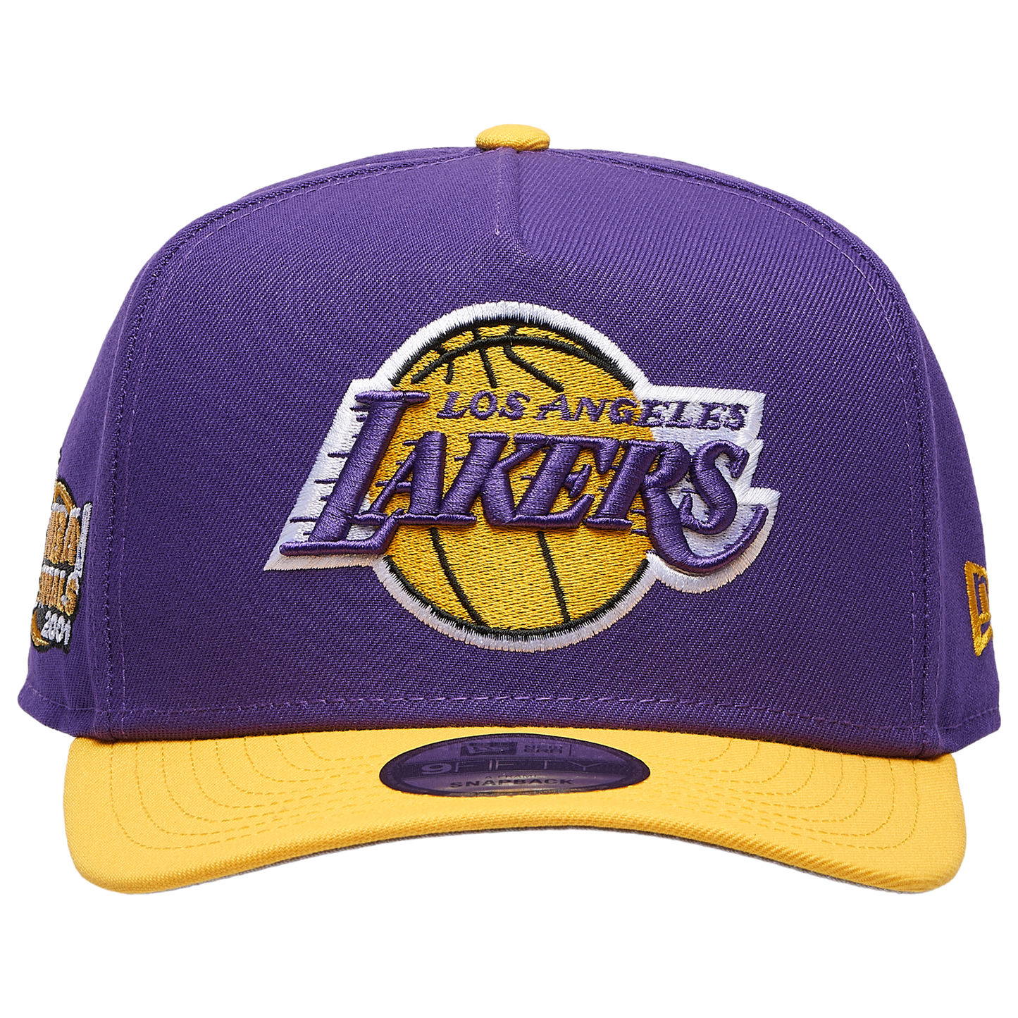 New Era Lakers 9FIFTY A Frame Curve 01 Finals TP - Men's - Purple/Yellow