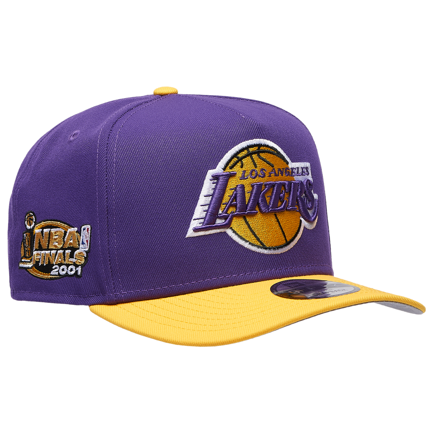 New Era Lakers 9FIFTY A Frame Curve 01 Finals TP - Men's - Purple/Yellow