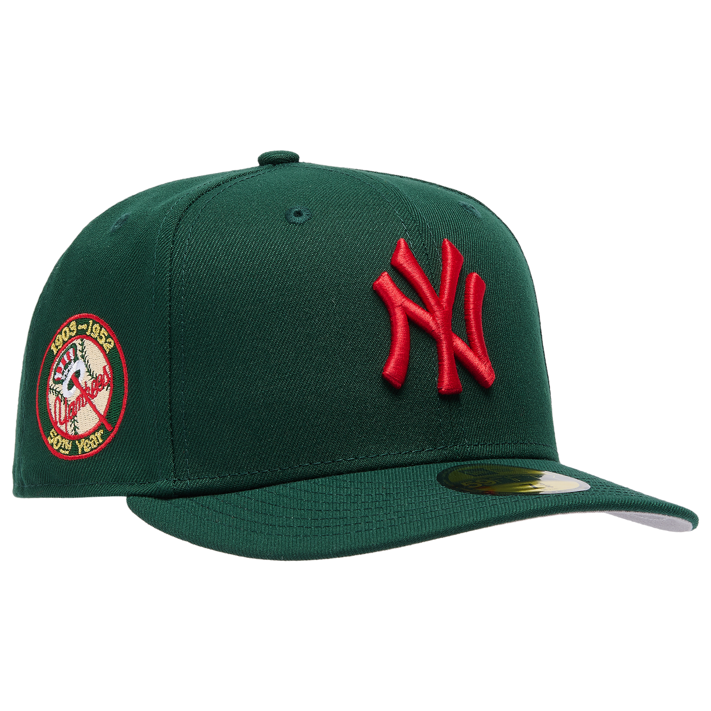 New Era Yankees 5950PC 50th Anniversary Cap - Men's - Dark Green/Multi