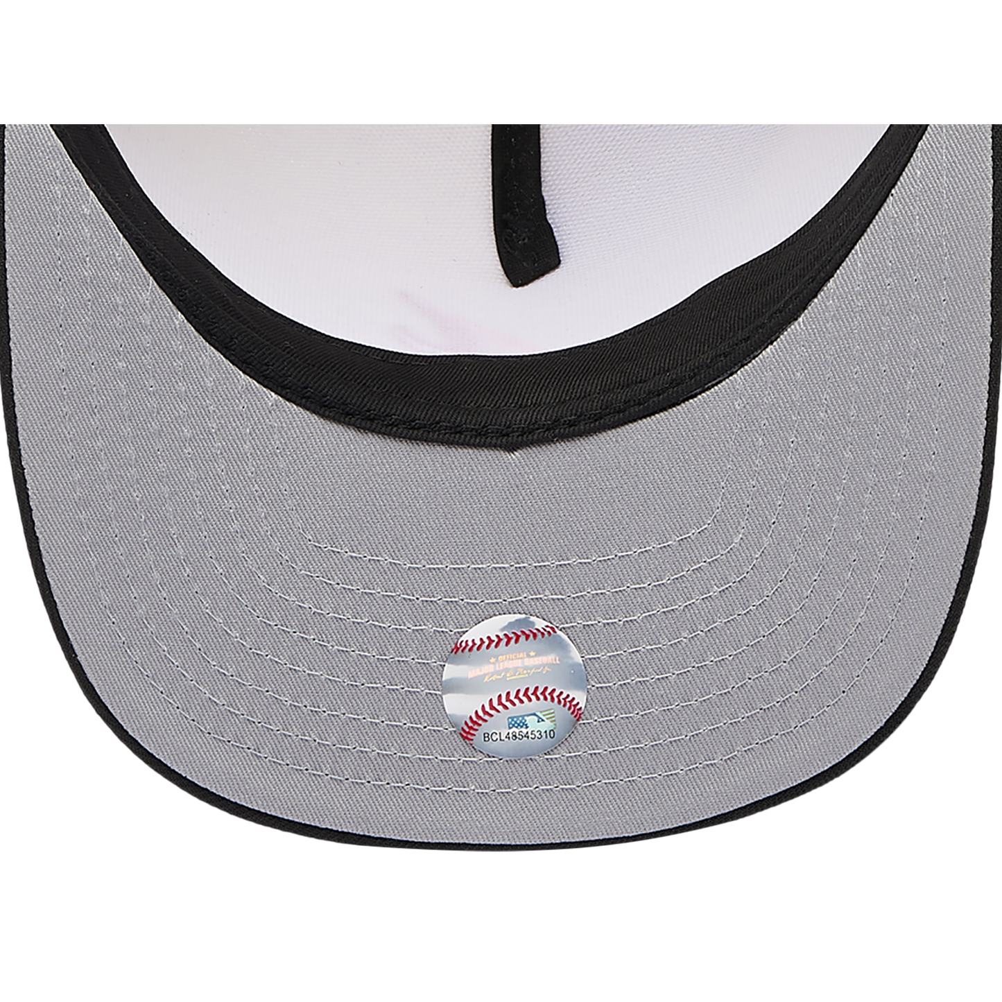 New Era 9FIFTY A-Frame MLB Curve Cap - Men's - White/Black/Multi