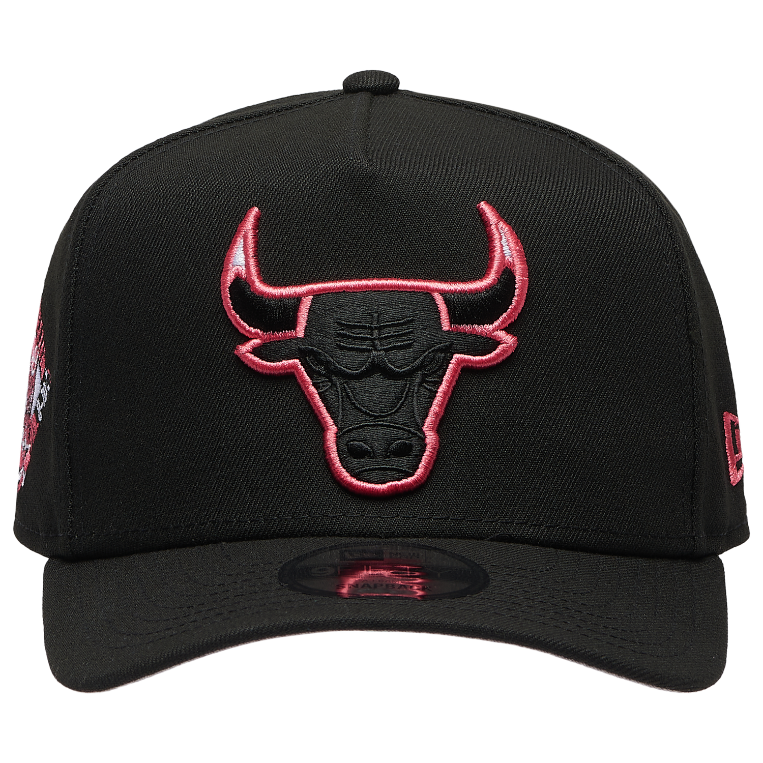 New Era Bulls 950AF Curve '91 All Star Game Cap - Men's - Black/Lava Red