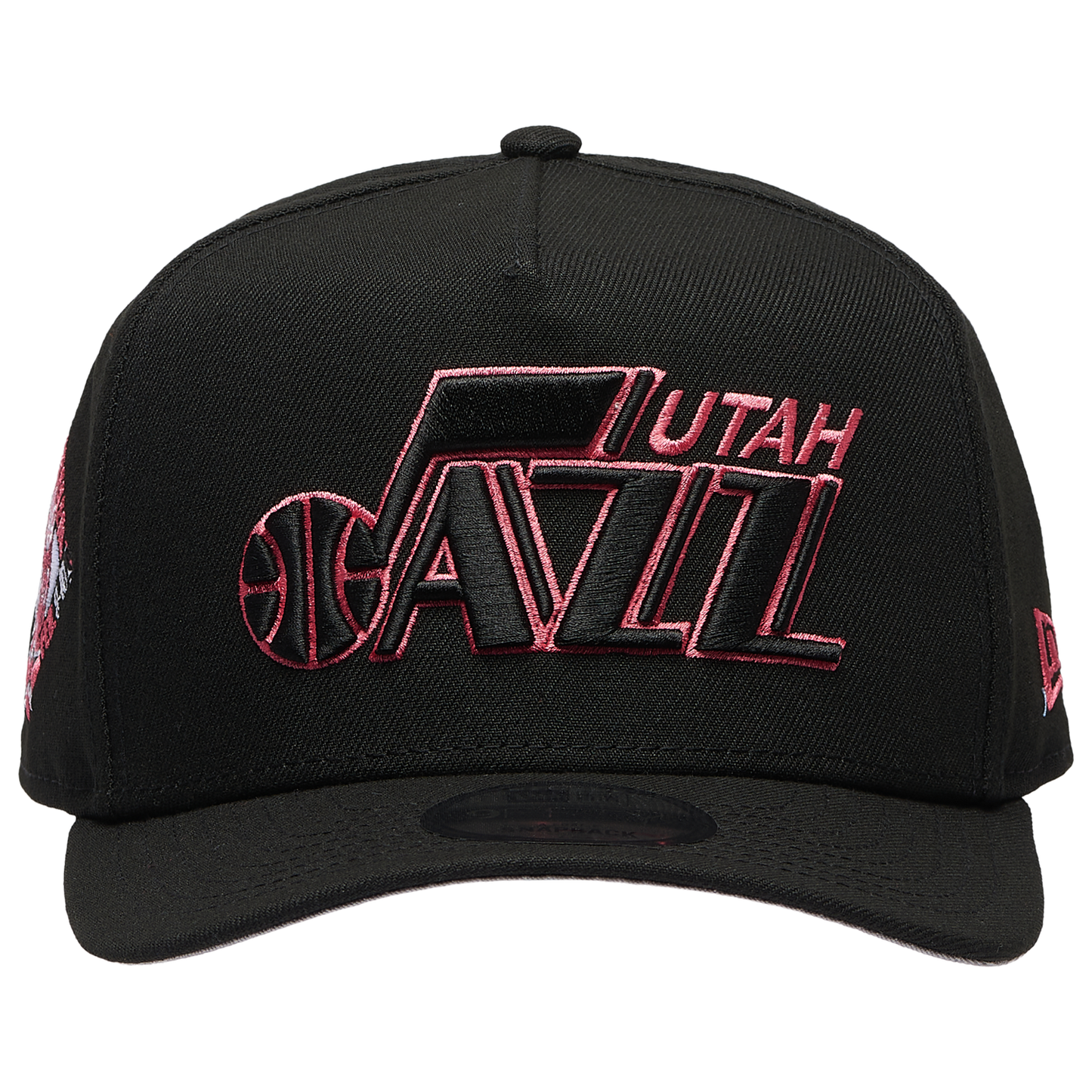 New Era Jazz 950AF Curve '91 All Star Game Cap - Men's - Black/Lava Red
