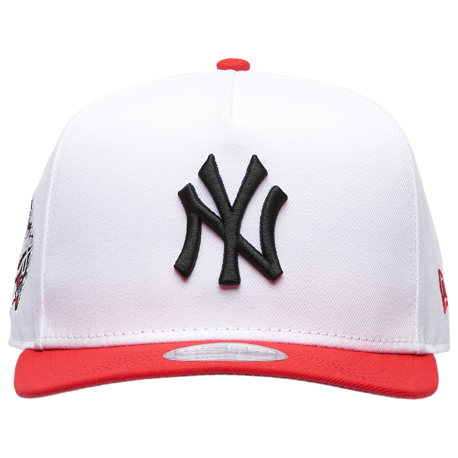 New Era 9FIFTY A-Frame MLB Curve Cap - Men's - White/Red