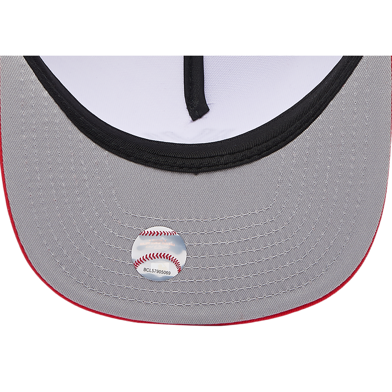 New Era 9FIFTY A-Frame MLB Curve Cap - Men's - White/Red