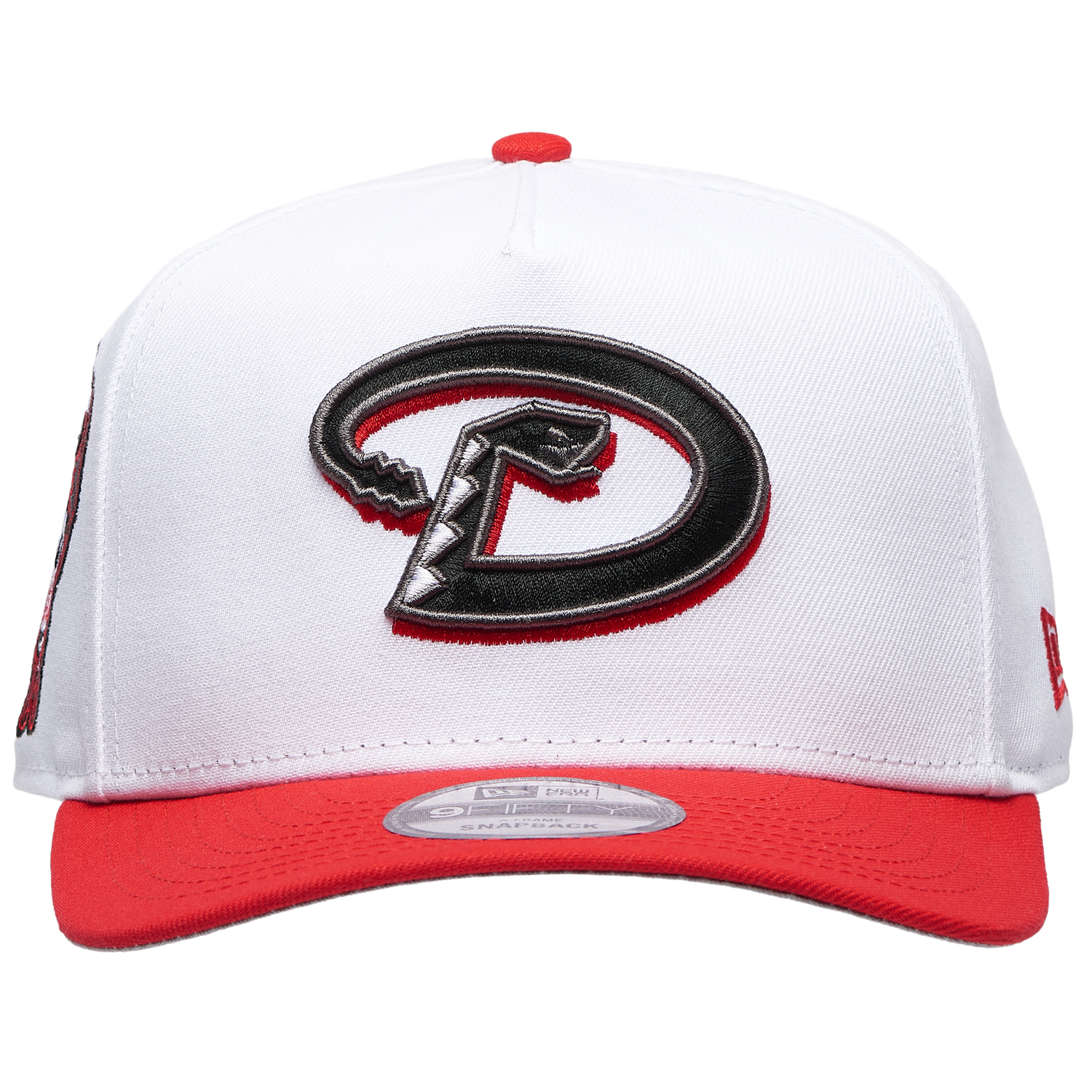 New Era 9FIFTY A-Frame MLB Curve Cap - Men's - White/Red (71020983)