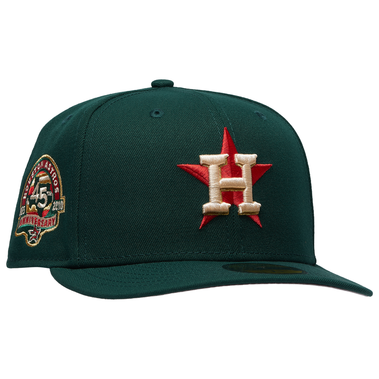 New Era Astros 5950PC 45th Anniversary Cap - Men's - Dark Green/Multi