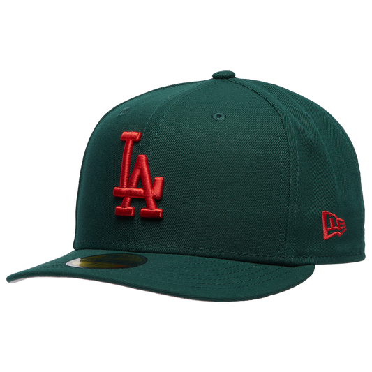 New Era Dodgers 5950PC 100th Anniversary Cap - Men's - Multi/Dark Green