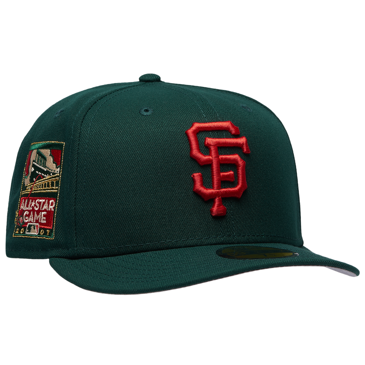 New Era Giants 5950PC 07 All Star Game Cap - Men's - Multi/Dark Green