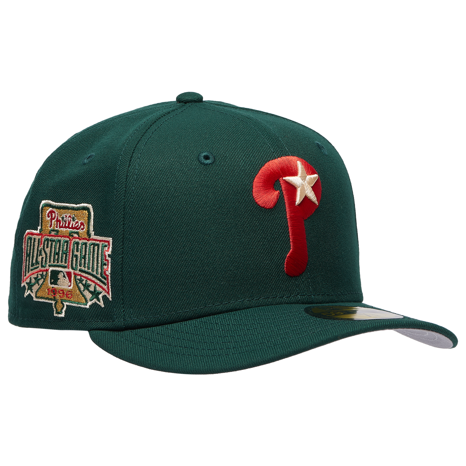 New Era Phillies 5950PC '96 All Star Game Cap - Men's - Multi/Dark Green