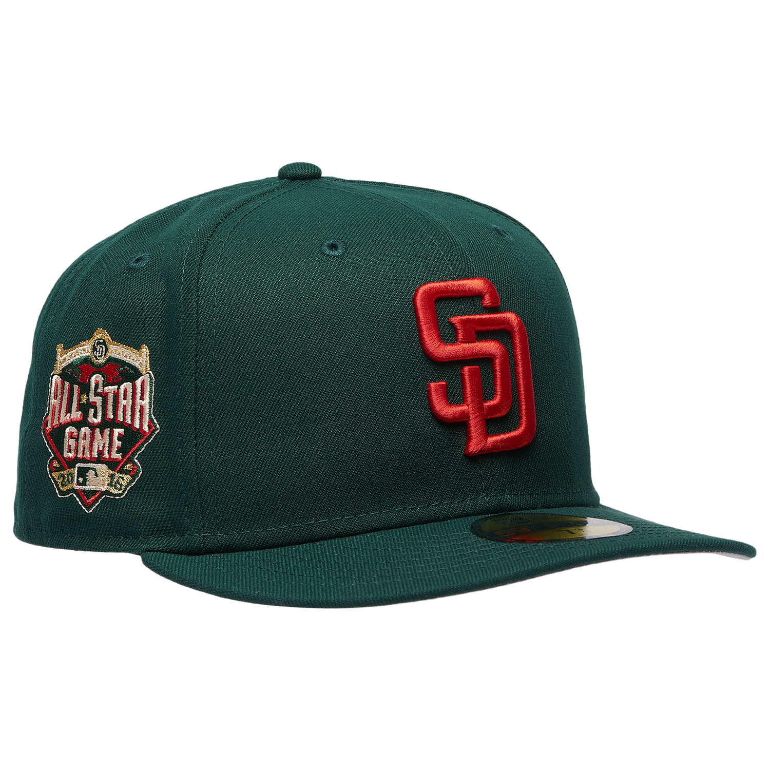 New Era Padres 5950PC '16 All Star Game Cap - Men's - Dark Green/Multi