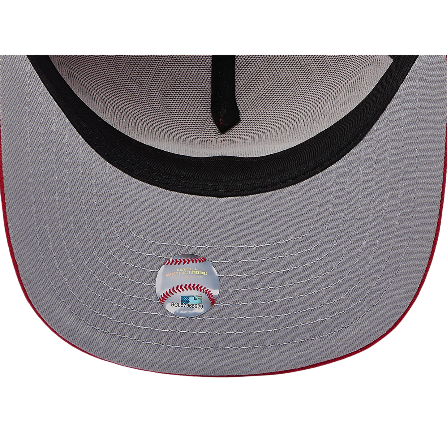 New Era 9FIFTY A-Frame MLB Curve Cap - Men's - Red/Red