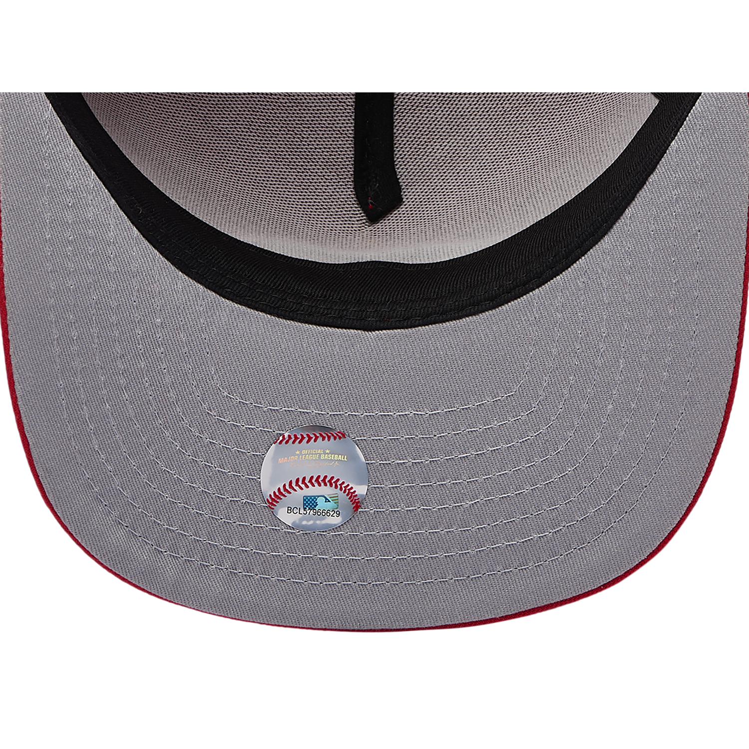 New Era 9FIFTY A-Frame MLB Curve Cap - Men's - Red/Red