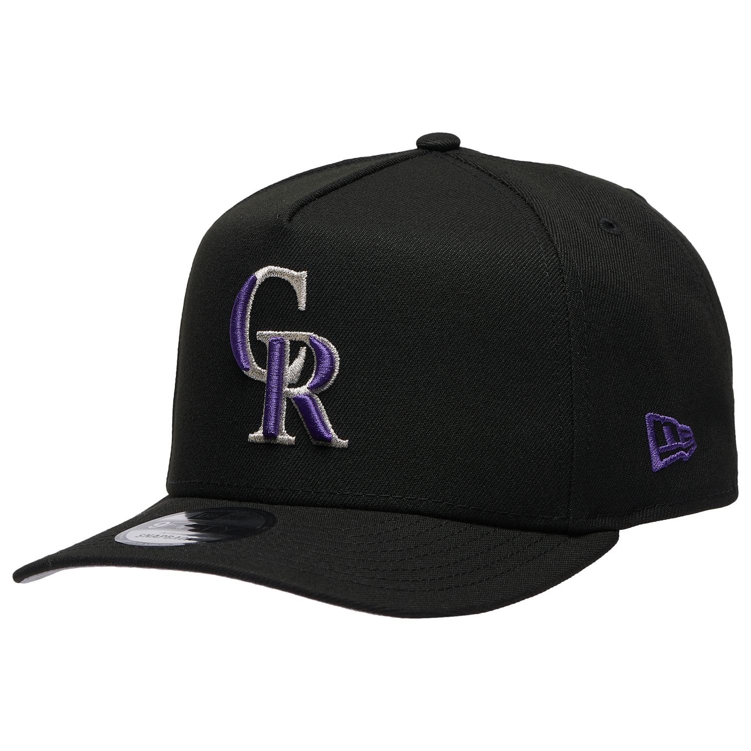 New Era 9FIFTY A-Frame MLB Curve Cap - Men's - Black/Black (71023931)