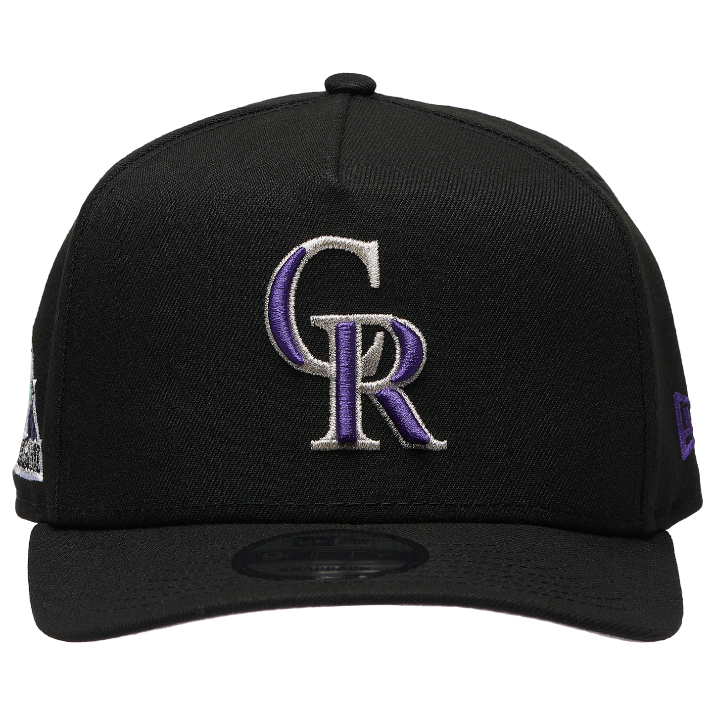 New Era 9FIFTY A-Frame MLB Curve Cap - Men's - Black/Black (71023931)