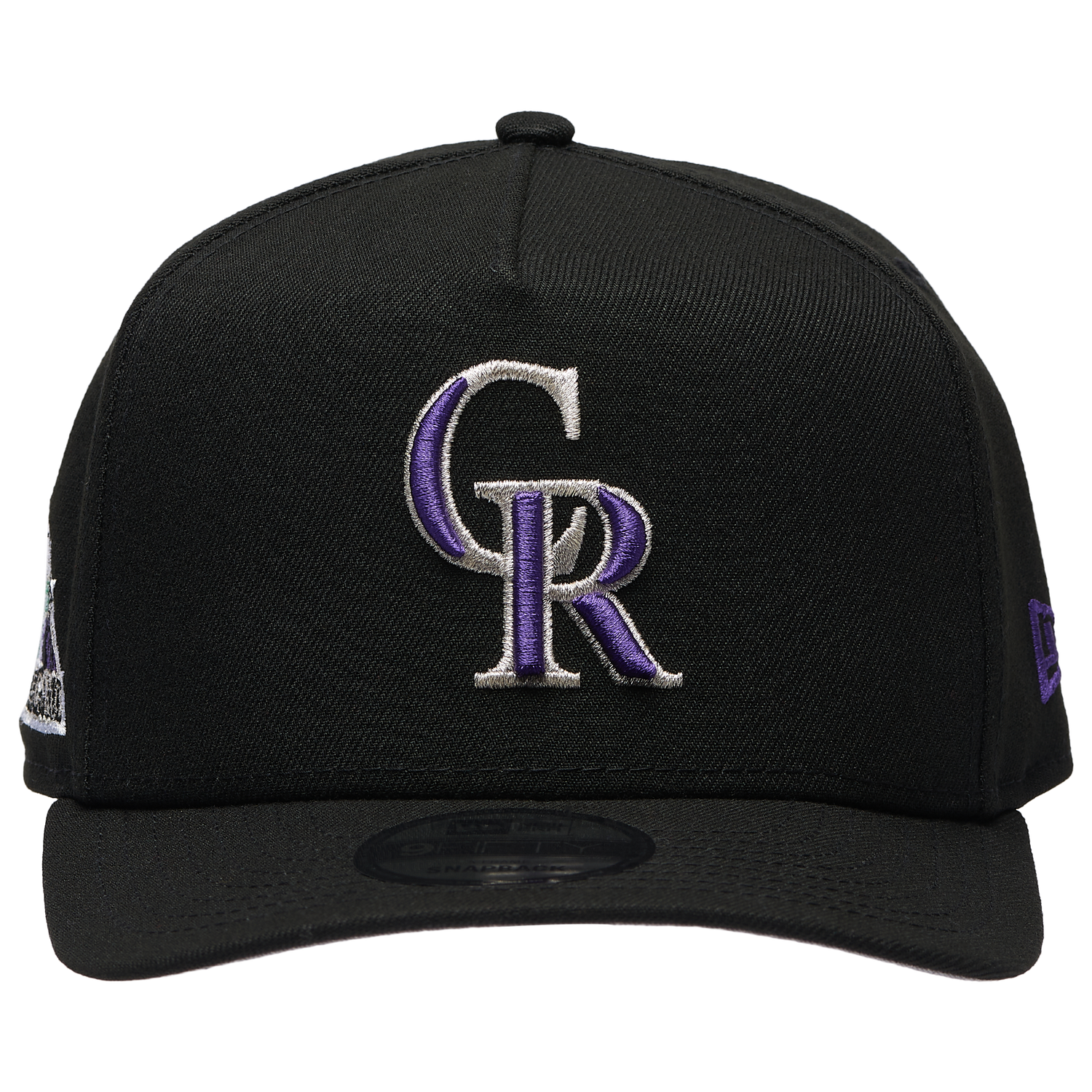 New Era 9FIFTY A-Frame MLB Curve Cap - Men's - Black/Black (71023931)