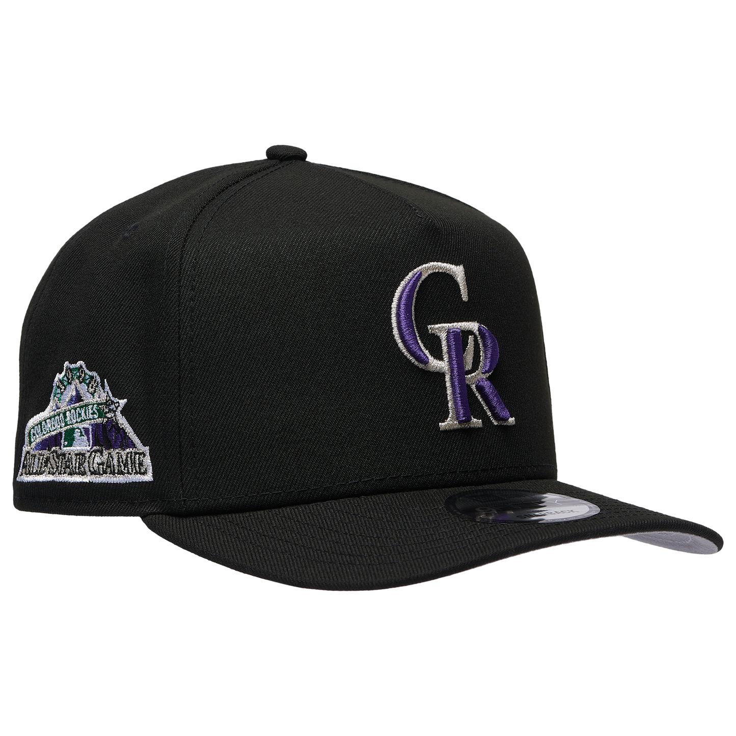 New Era 9FIFTY A-Frame MLB Curve Cap - Men's - Black/Black (71023931)