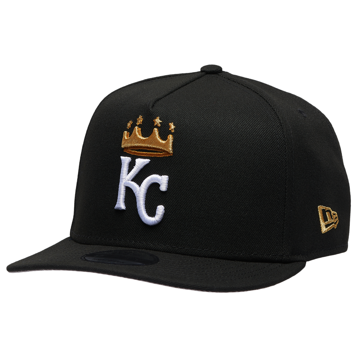 New Era 9FIFTY A-Frame MLB Curve Cap - Men's - Black/Black (71023938)