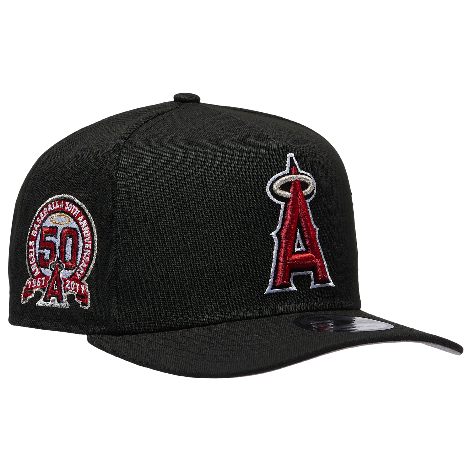 New Era 9FIFTY A-Frame MLB Curve Cap - Men's - Black/Black (71023944)
