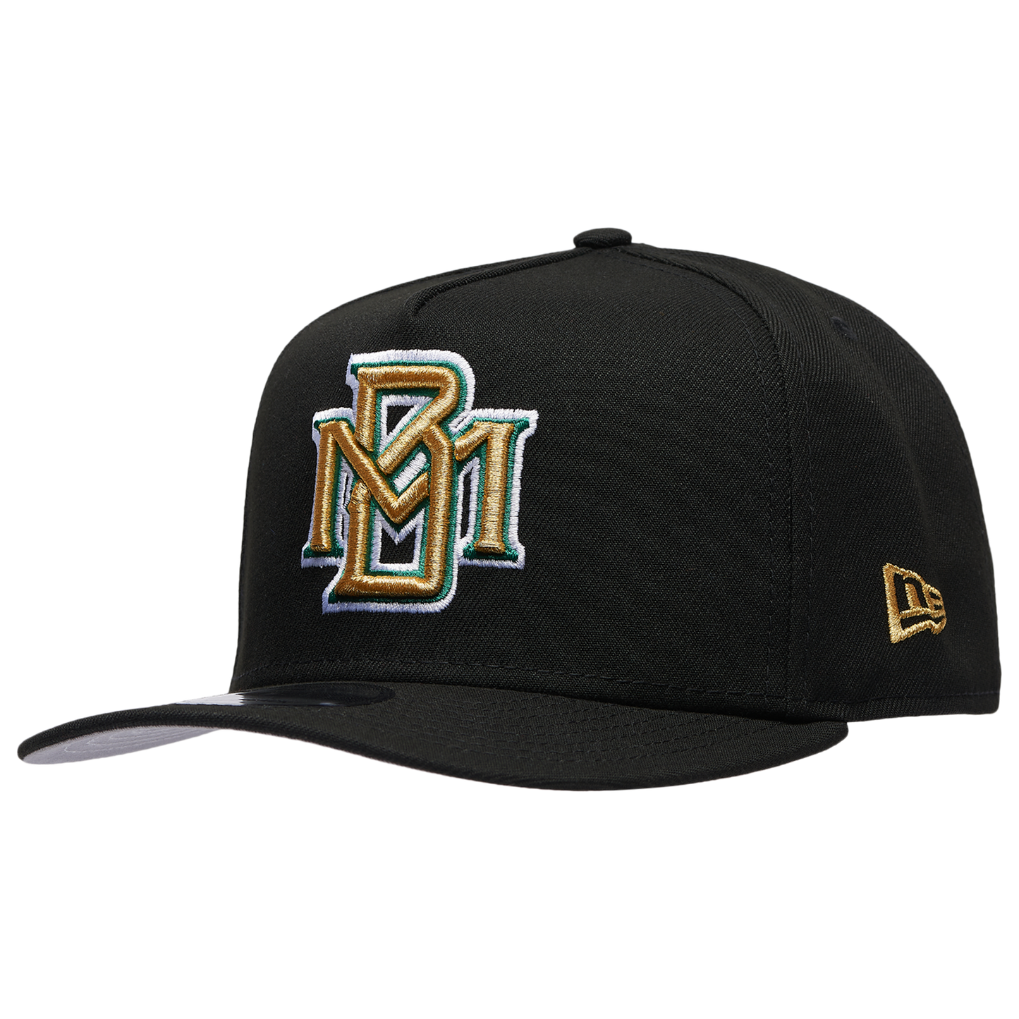New Era 9FIFTY A-Frame MLB Curve Cap - Men's - Black/Black (71023954)