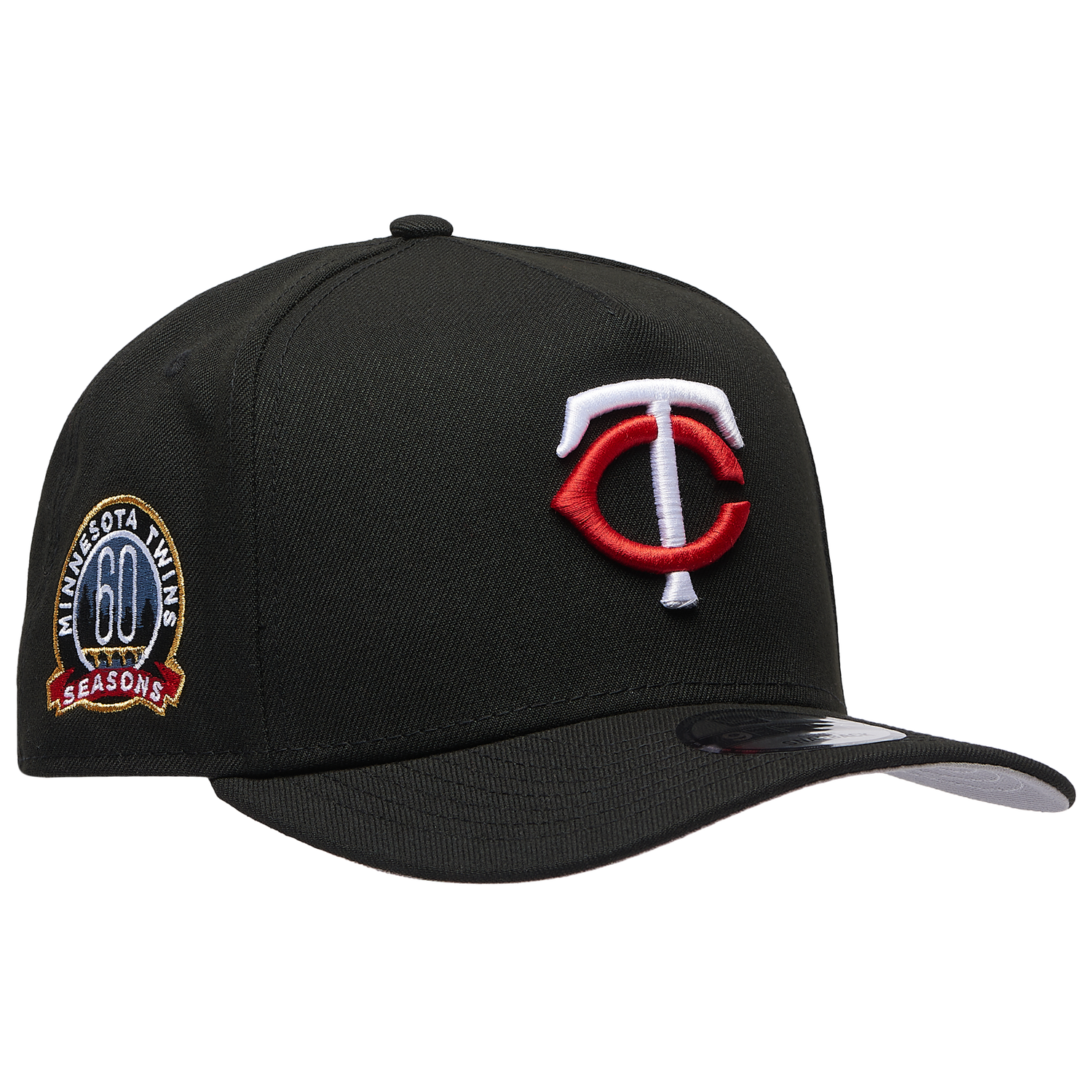 New Era 9FIFTY A-Frame MLB Curve Cap - Men's - Black/Black (71023964)