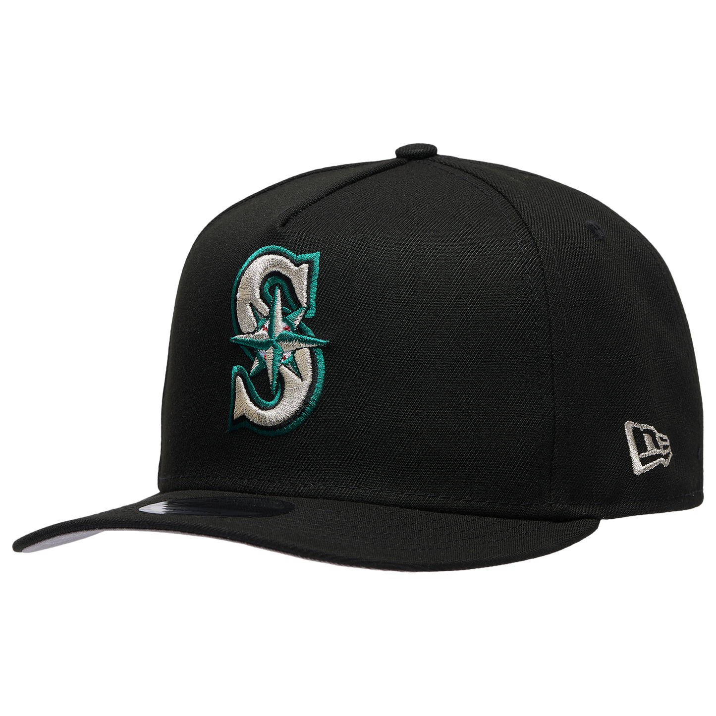 New Era 9FIFTY A-Frame MLB Curve Cap - Men's - Black/Black (71023975)