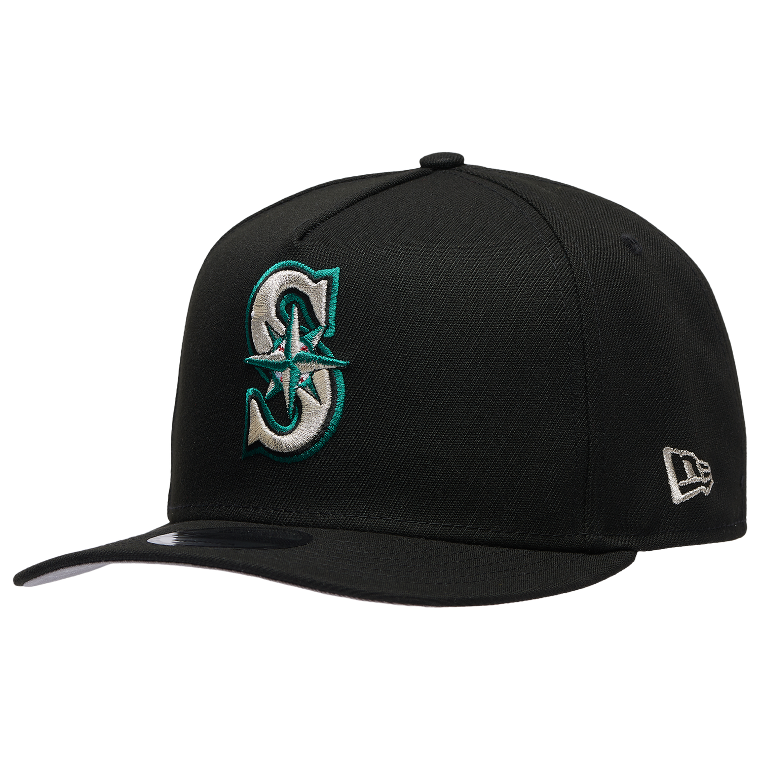 New Era 9FIFTY A-Frame MLB Curve Cap - Men's - Black/Black (71023975)