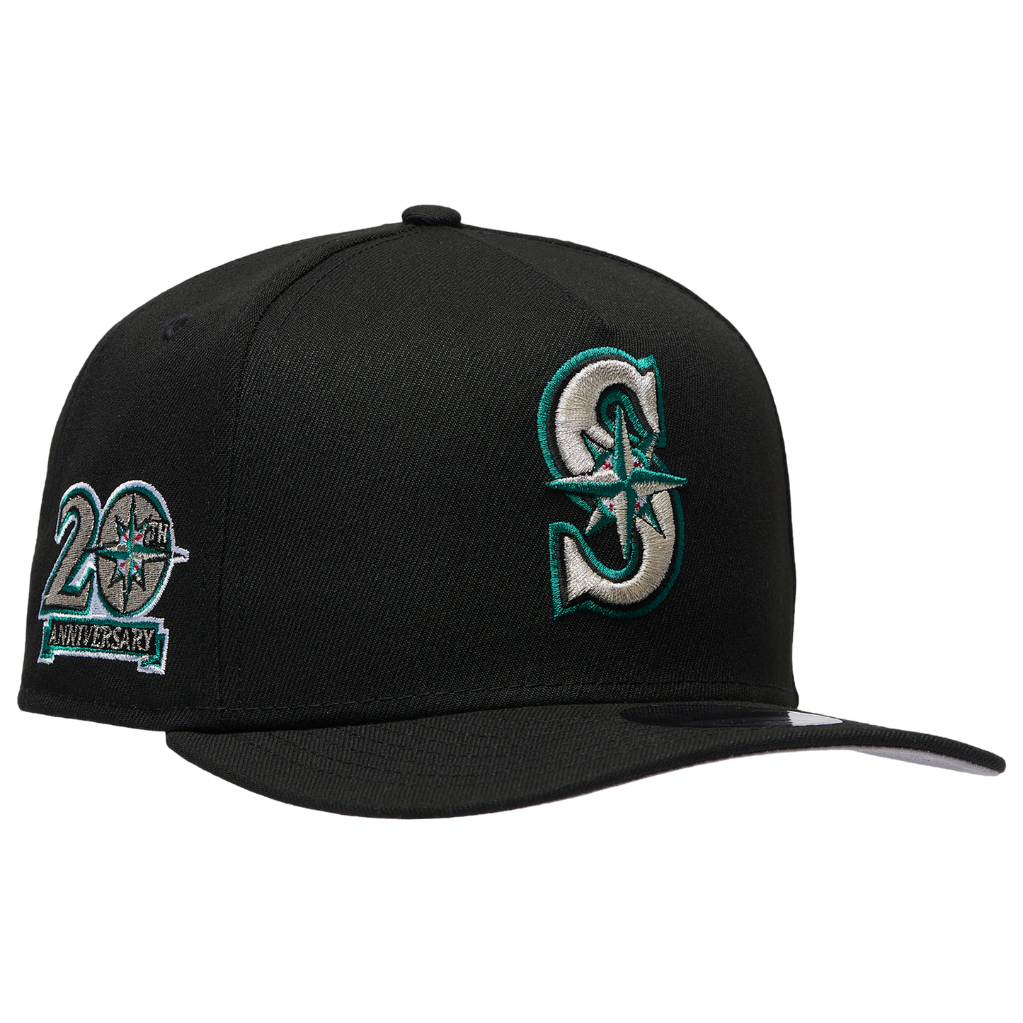 New Era 9FIFTY A-Frame MLB Curve Cap - Men's - Black/Black (71023975)