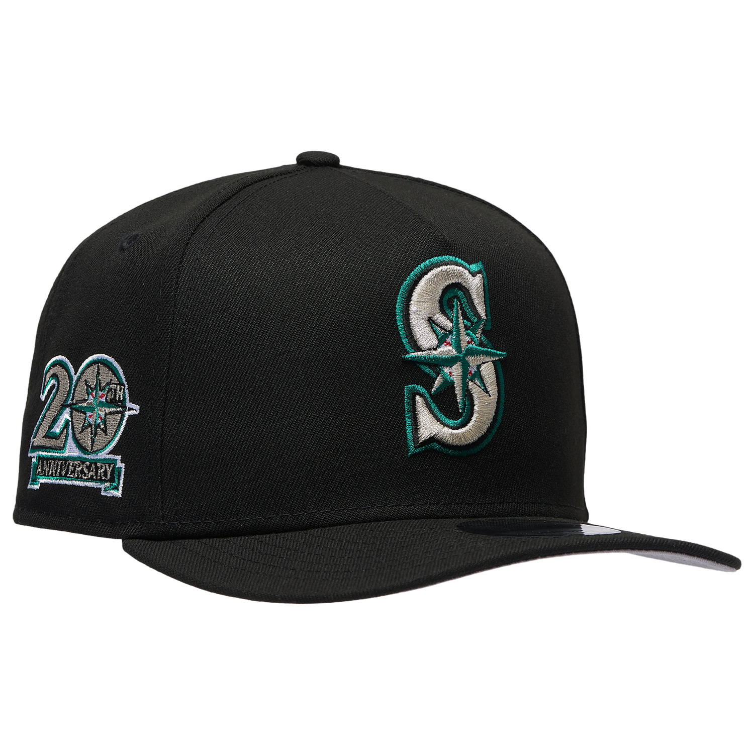 New Era 9FIFTY A-Frame MLB Curve Cap - Men's - Black/Black (71023975)